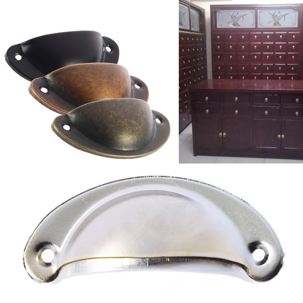 5 шт. масло втирают бронзу/сатин никеля аппаратные средства шкафа ящика Корзина