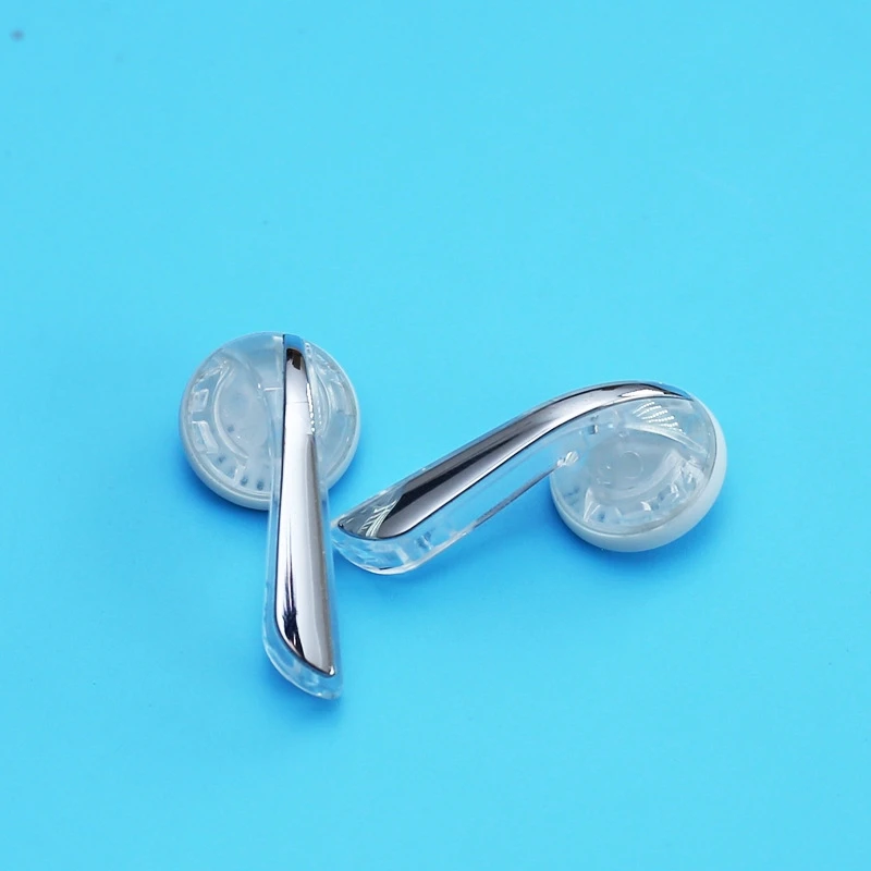 

1pair DP100 diy earphone casing 15.4mm flat head transparent casing