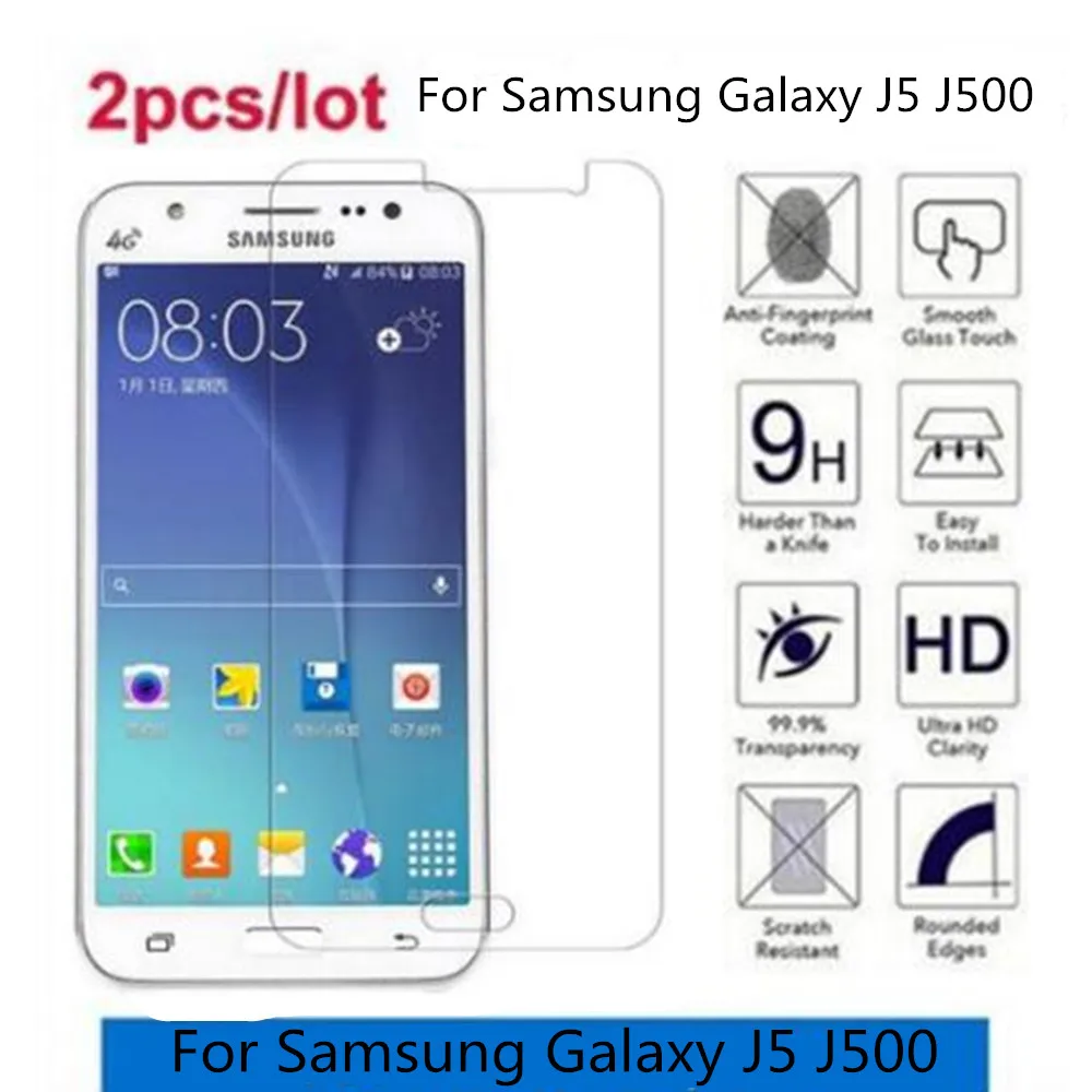 Закаленное стекло для Samsung Galaxy J5 J500 защитная пленка экрана Duos Lte J500Y J500G J500M J500F