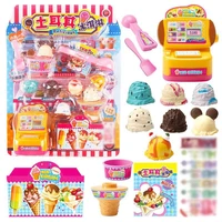 mini donut toy kitchen fast food restaurant simulation cash register convenience store cake shop play house toy girl