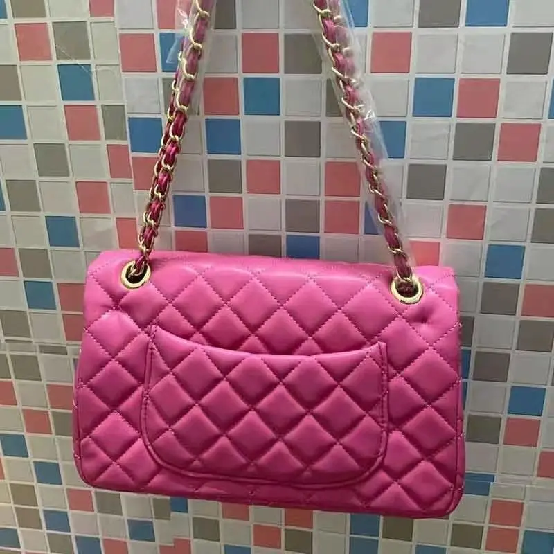 

2021 Hot Summer And Autumn New Women Leather Luxury Brand Shoulder Cross Body Famous Designer Cheap Diamond Chain Bag