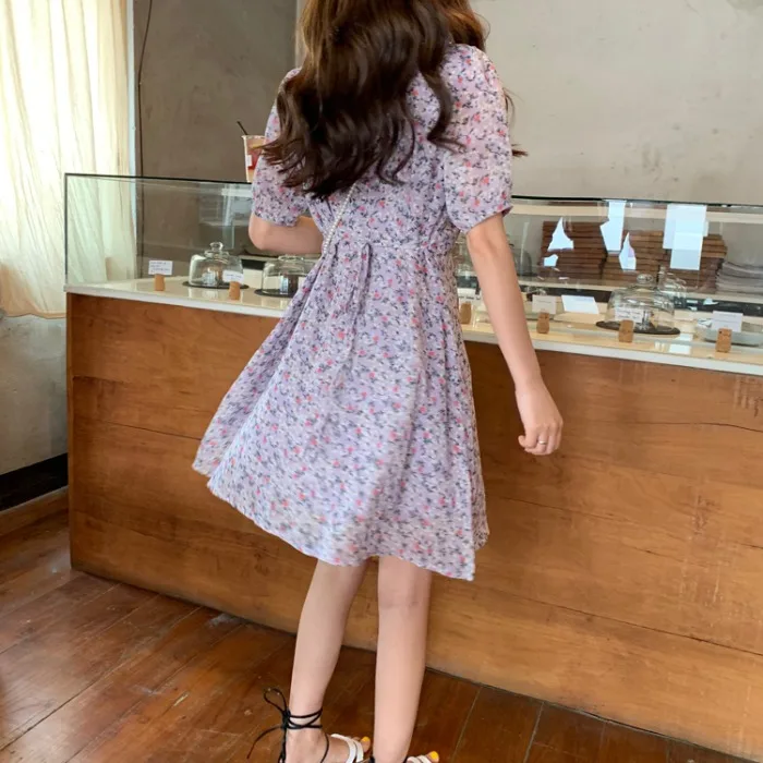 Для женщин платья Chic Ins Kawaii для девочек корейский свитер со свободным воротником