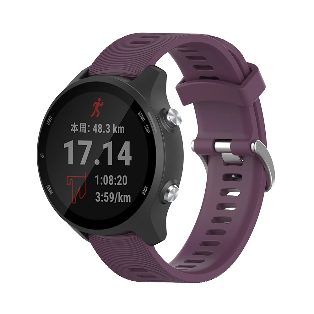 20 мм Красочный мягкий силиконовый ремень для TICWATCH 2 E C2 misfit vapor Смарт часы ремешок