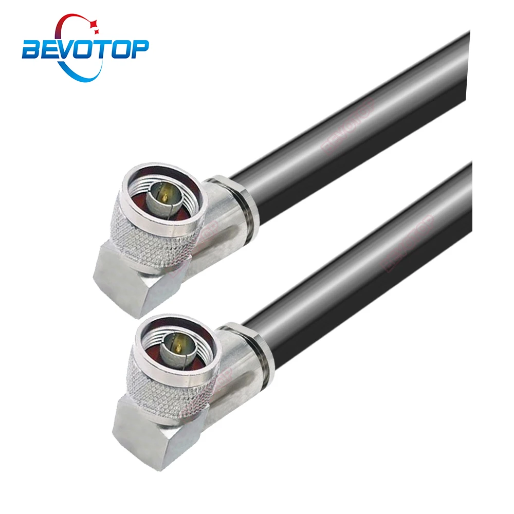 Коаксиальный кабель-удлинитель LMR600 N, коаксиальный Усилитель сотового сигнала для 4g LTE, штекер 90 градусов-N