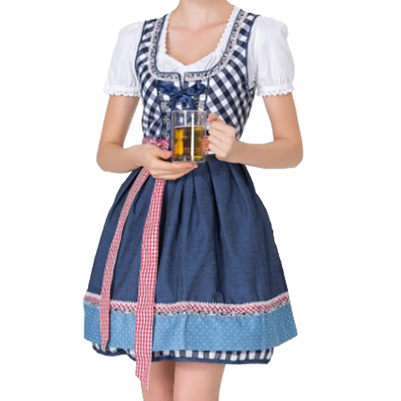 

New Embroidered Maid Costume Dress Maid Costume French Maid Girl Lady Anime Cosplay Costume Waitress Maid Party Stage Costume