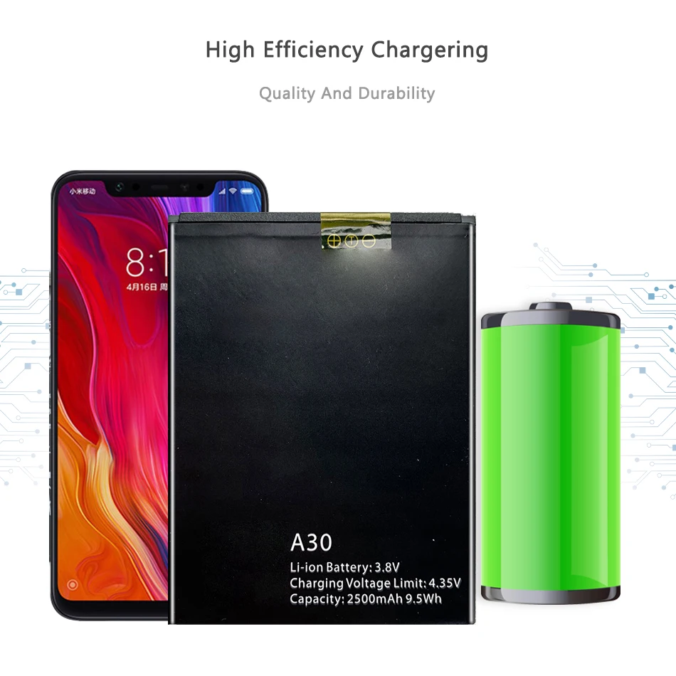 

2500Mah Mobile Phone Battery for Blackview A30