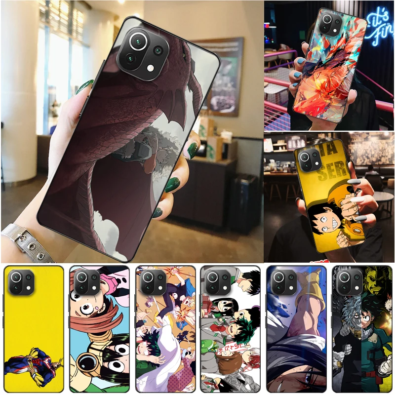 

My Hero Academia Tomura Boku Todoroki Shouto Bakugou Katsuki Dabi Shigaraki Phone Case For Xiaomi 11 Lite Pro Ultra Cases Coque