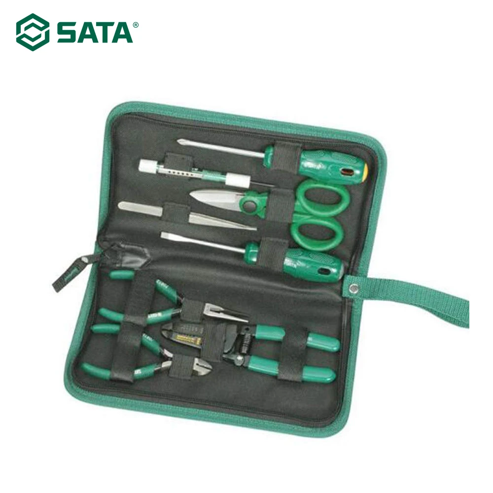 Набор электронных инструментов SATA 8 шт. ручные инструменты отвертки диагональные