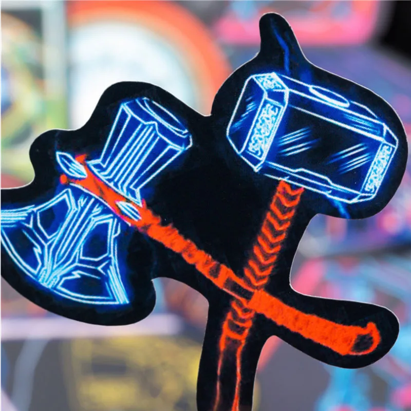 103060pcs neon superhero graffiti waterproof skateboard travel suitcase phone laptop luggage stickers diy kids girl toys free global shipping