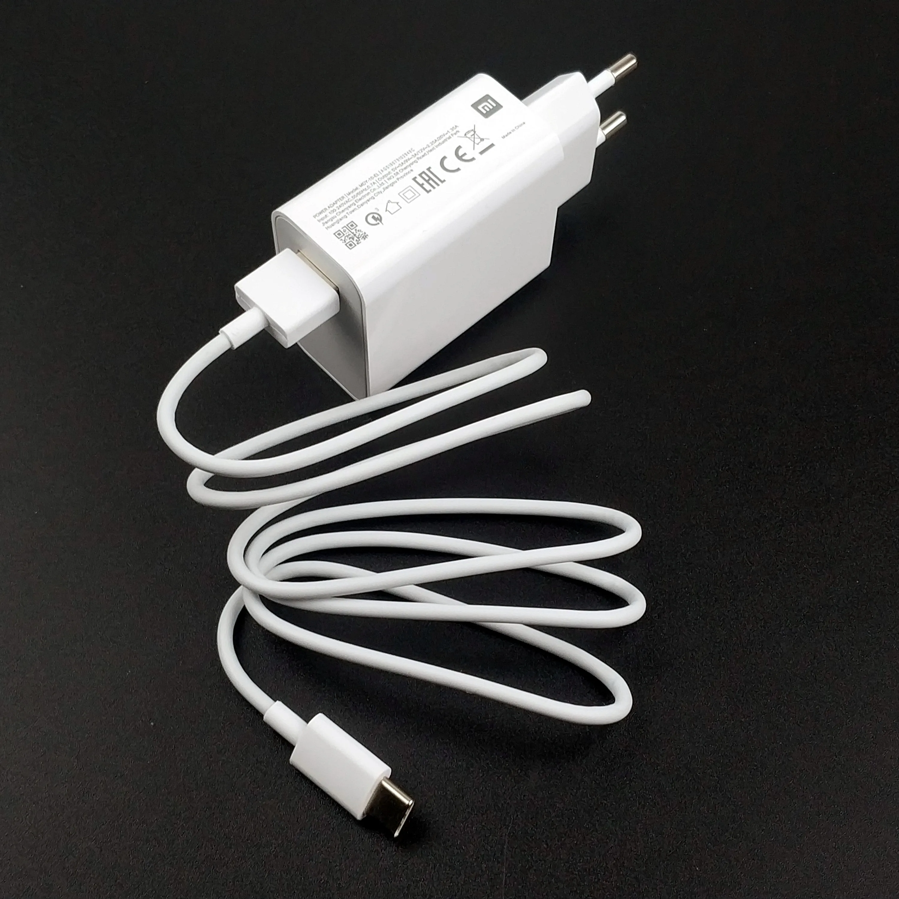 Оригинальный зарядный кабель XiaoMi 27 Вт с турбонаддувом быстрая зарядка USB 3 0 PD