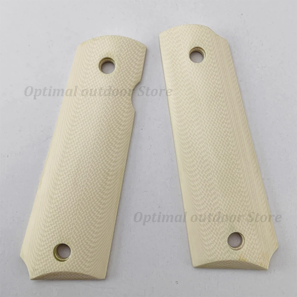 TOtrait 1 пара 1911 ручек белые ручки из смолы накладные пользовательские с ЧПУ | Спорт