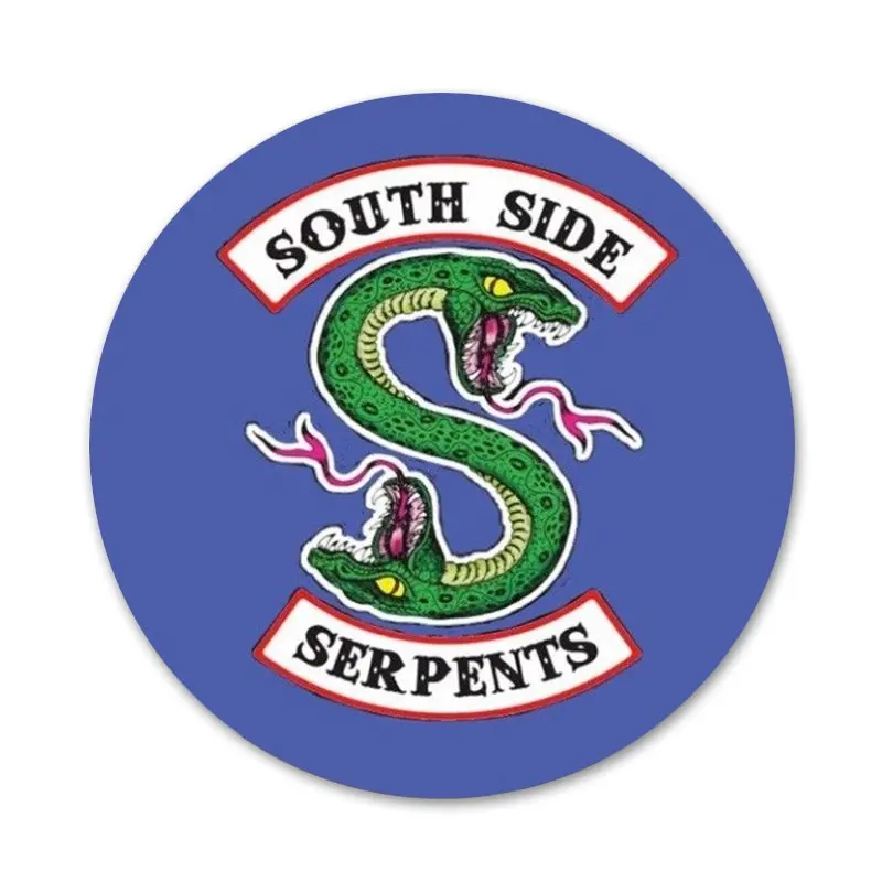 58 мм ривердейл Southside змеи логотип значок брошь заколка аксессуары для одежды
