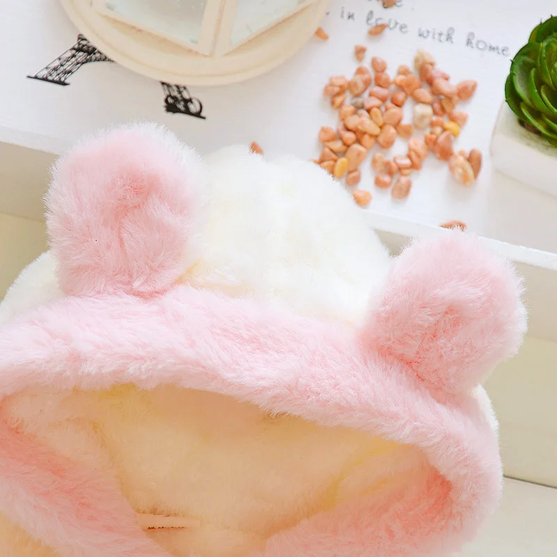 Newborn Baby Girls Jacket Autumn Winter Warm Outerwear Coats Stylish Soft Solid Color Coat Pink |