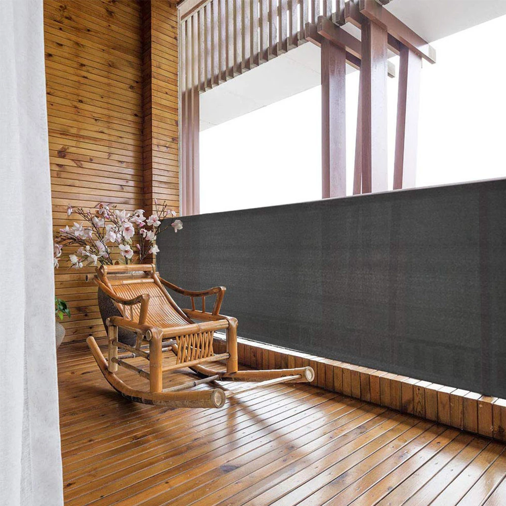 

90x500cm Fence Sunshade Weatherproof Privacy Protector Balcony Cover with Cable Ties HDPE Balcony Privacy Screen Windbreak Net