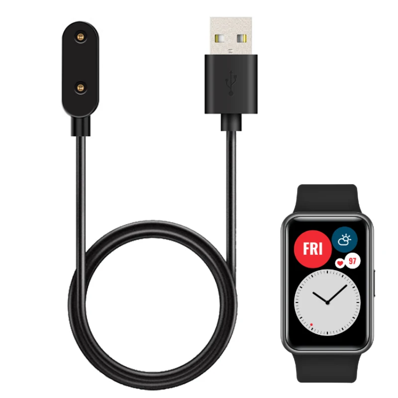 Магнитный адаптер для зарядки Huawei Watch Fit USB кабель шнуры портативные Зарядные