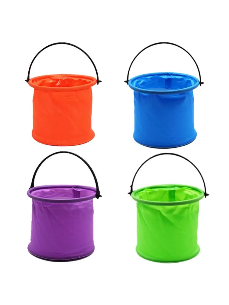 

Folding Bucket Multifunctional Fine Art Painting Plastic Washing Bucket Travel Camping Tool Portable Travel Washing Bag