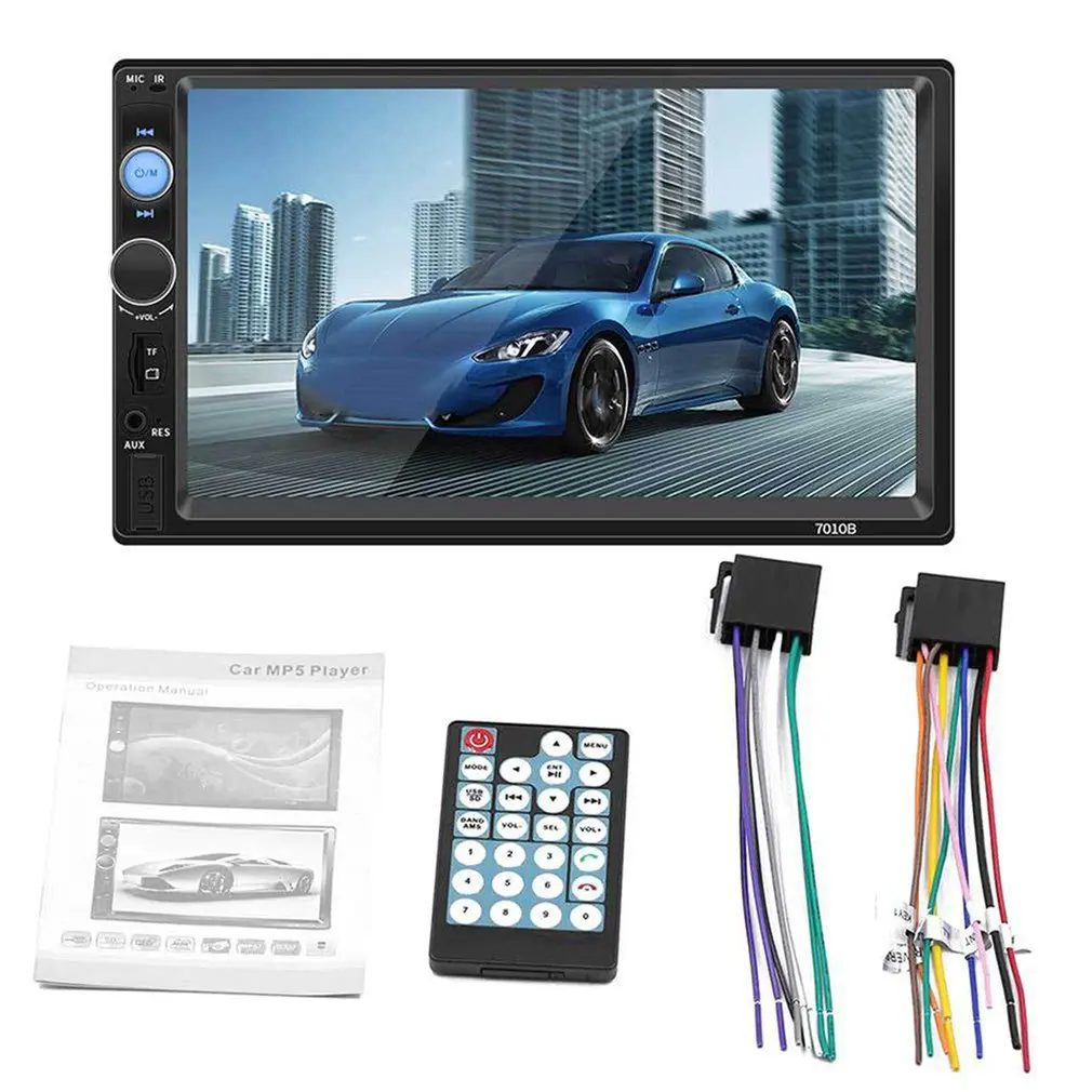 

7 INCH HD Touch Screen Car Multimedia Player 7010B MP5/FM Car Reversing Display DVD 2Din Car Radio Player