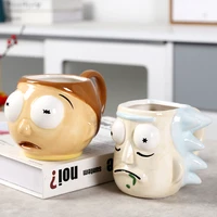 creative three dimensional cartoon kid mug ceramic mug coffee milk large capacity mug heat resistant