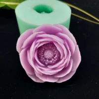przy hc0177 silicone soap molds diy rose flowers soap making moulds clay peony carnation candle aroma resin rubber eco friendly