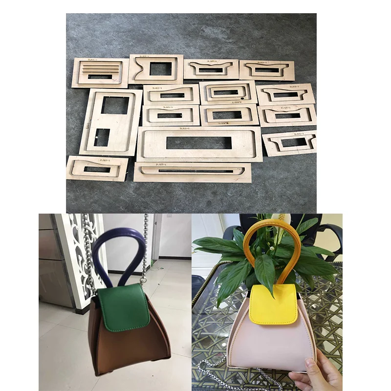

Manual leather knife mold knife mold customized messenger bag knife mold zongzi bag knife mold C321