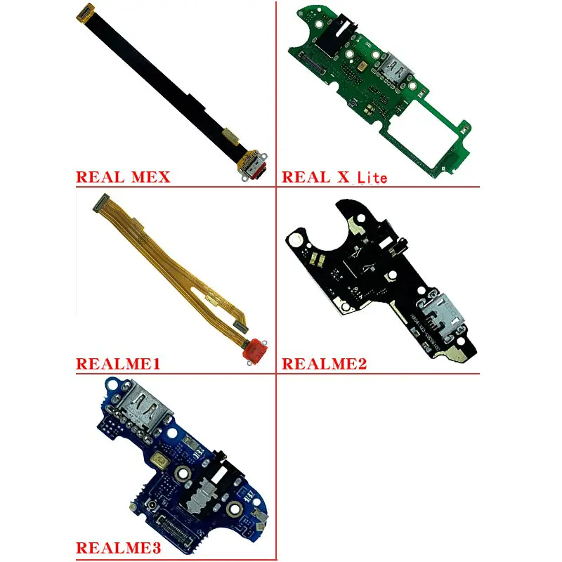 Новая зарядная док-станция с USB-портом и микрофоном для ремонта телефонов OPPO Realme 2