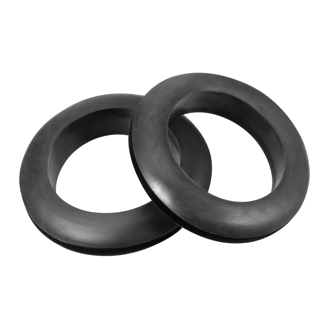 

uxcell Wire Protector Oil Resistant Armature Rubber Grommets 30mm Black 35mm-15pcs