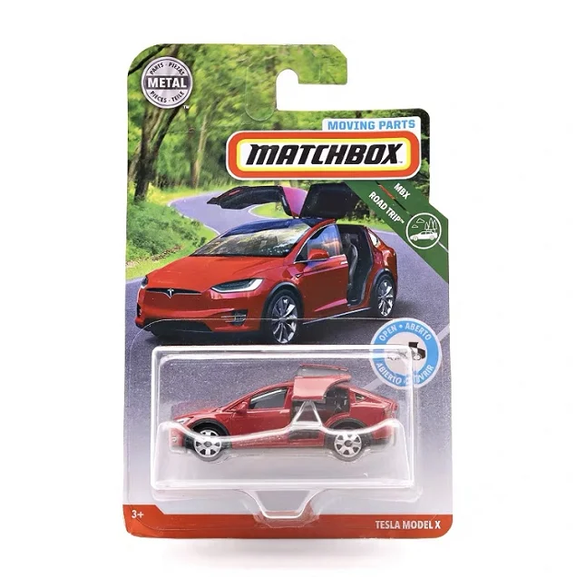 Модель автомобиля 2019 Matchbox 06 FORD CROWN VICTORIA TESLA модель X открывающаяся под давлением