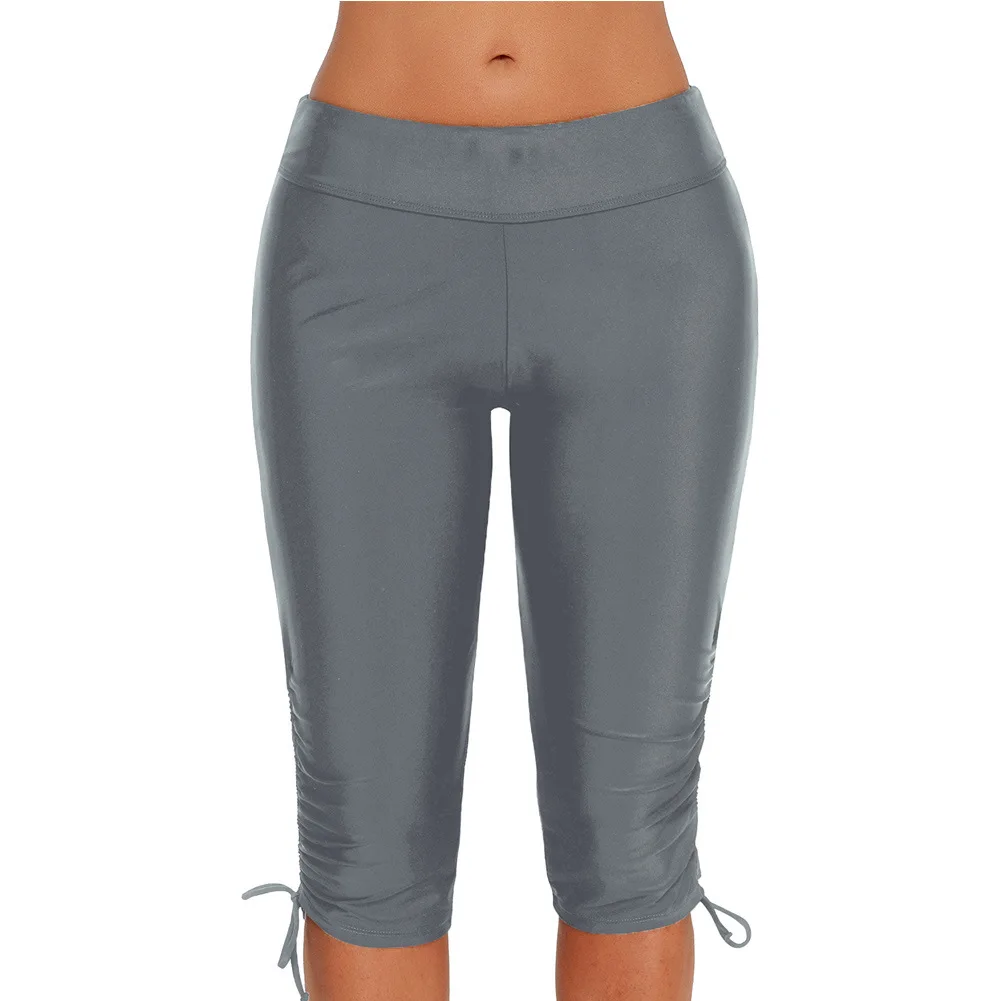 

Women's swimwear bottoms black swimming trunks leggings fitness swimming trunks surfing sports shorts slim-fit leggings leggings