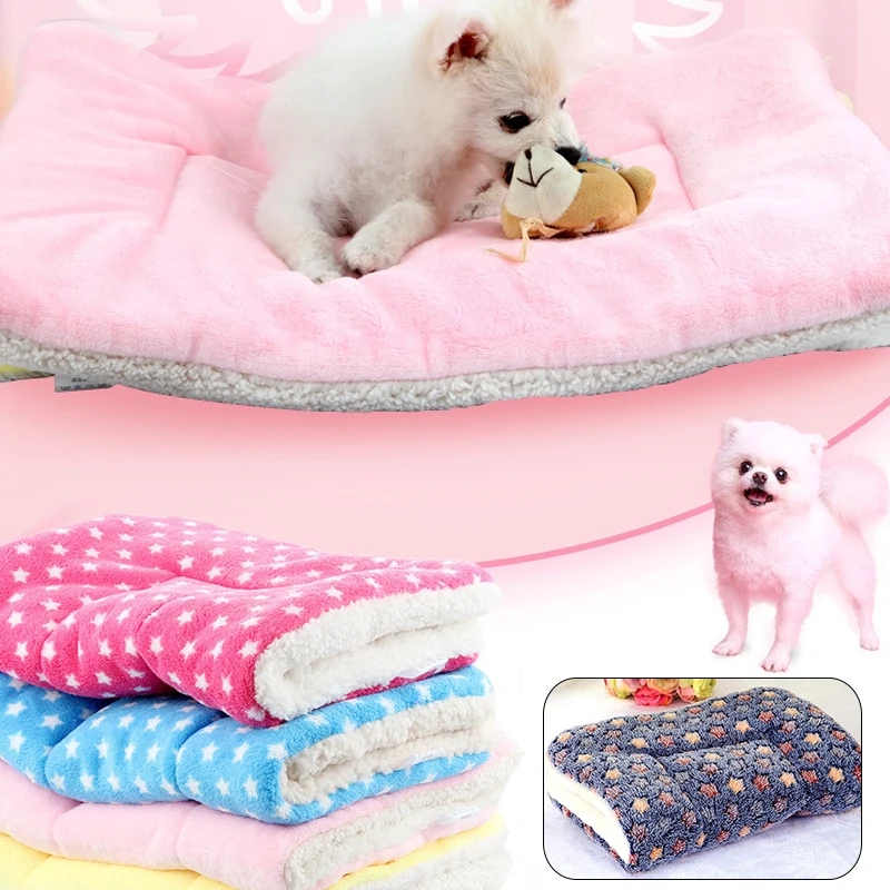 Ящик ПЭТ коврик из мягкого флиса кошка подушка кровать для собаки любимчика