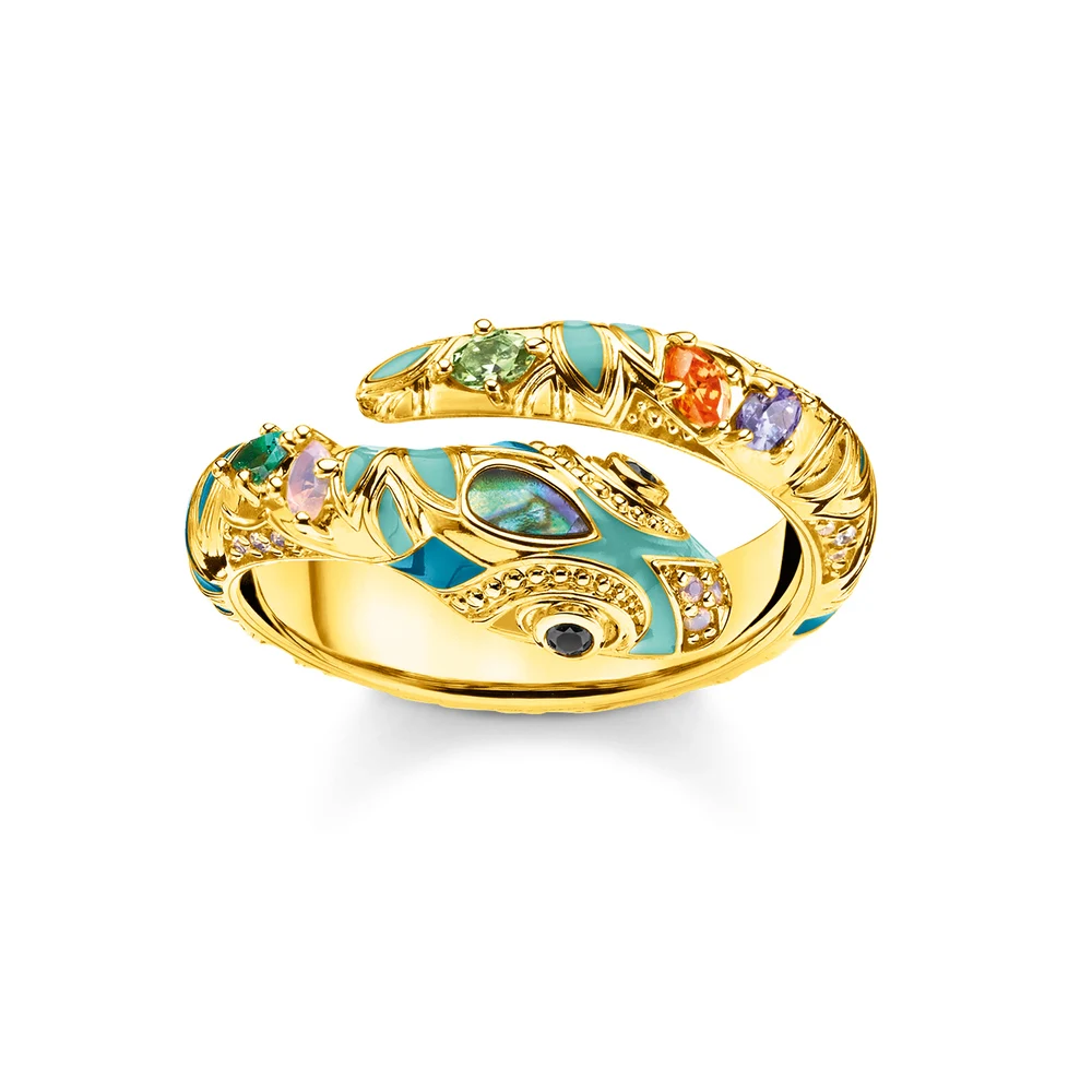 

Golden Color Magical Looks Snake Ring Thomas Style Fashion Classic Good Jewerly For Women 2020 Ts Gift In 925 Sterling Silver