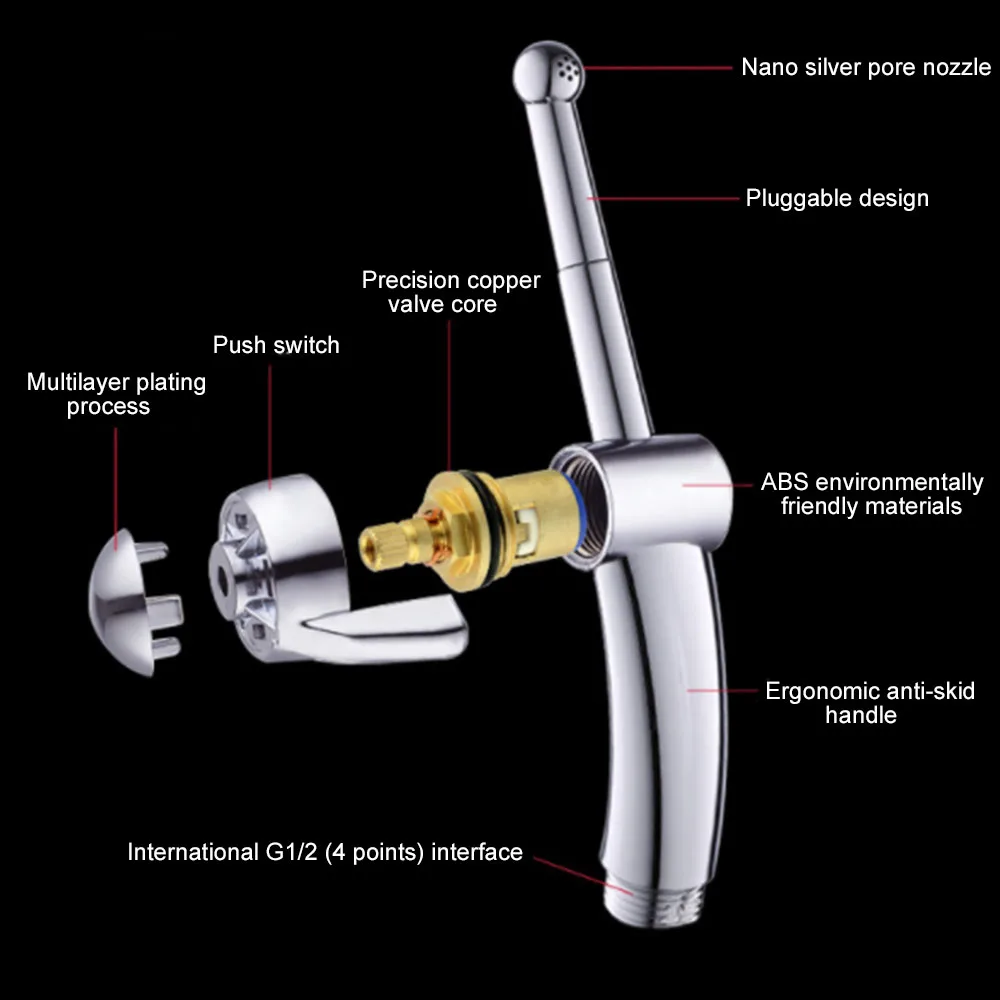 Набор для биде с насадкой для душа и очистки женских интимных зон.