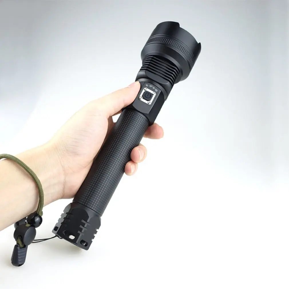 Самый яркий светодиодный тактический Водонепроницаемый фонарик XHP90.3 с 3 режимами