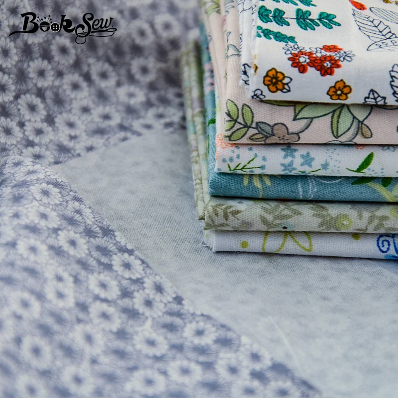 Booksew хлопковая ткань краситель 7 шт./лот 40x50 см сделай сам лоскутное шитье материал