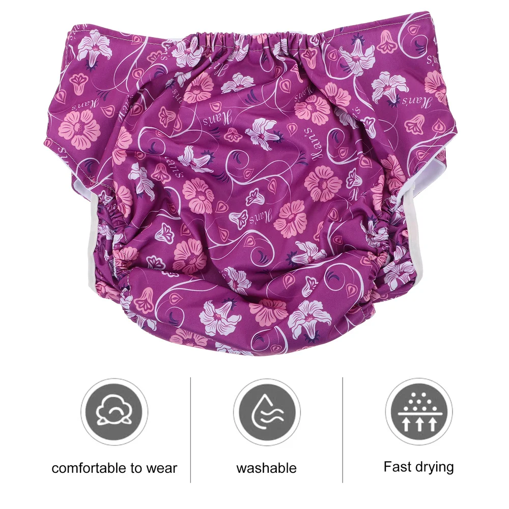 

1Pc Simple Diaper Breathable Adult Nappy Washable Menstrual Pants for The Old