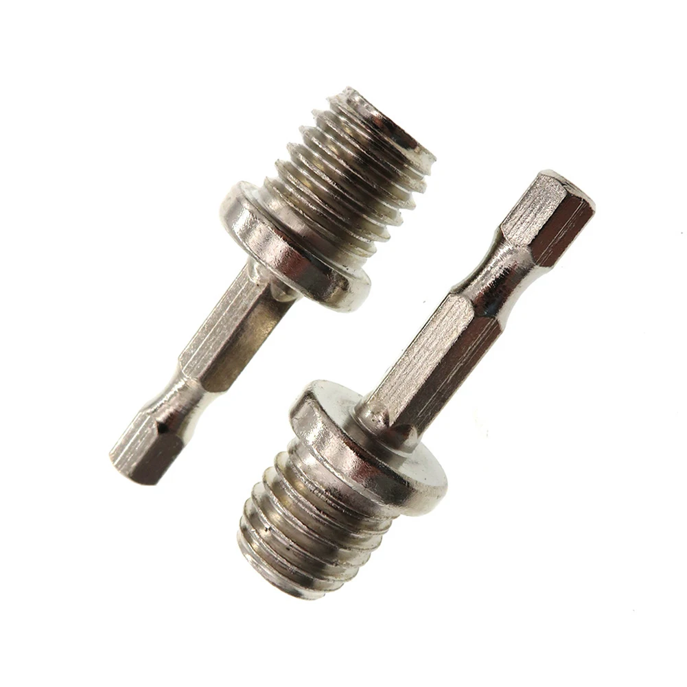 2 шт. 1/4 с шестигранной головкой шатун адаптер сверлильный патрон M14 Полировочный