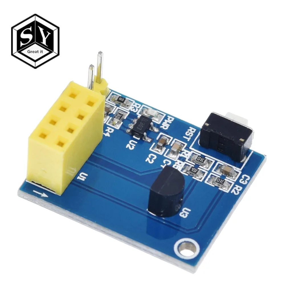 1 шт. ESP8266 ESP-01 ESP-01S DS18B20 Температура влажности Сенсор модуль esp8266 Wi-Fi NodeMCU умный дом