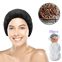 microwavable hot head thermal heat cap heating steamer for hair care beauty flax seed baked oil unplugged repair damaged nursing
