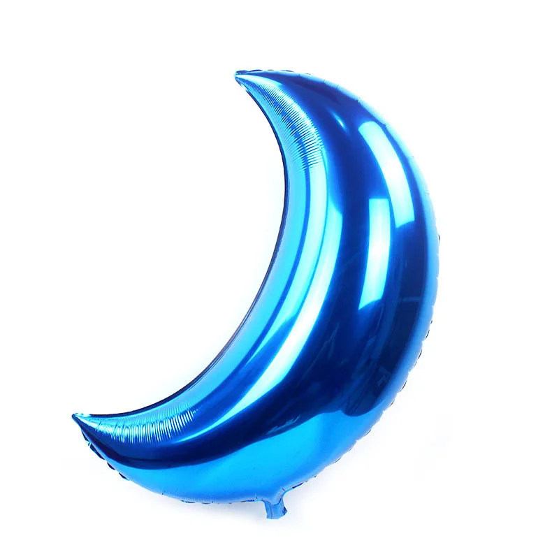 

New 36 Inch Moon Aluminum Foil Balloon for Birthday Party and Celebration Activities