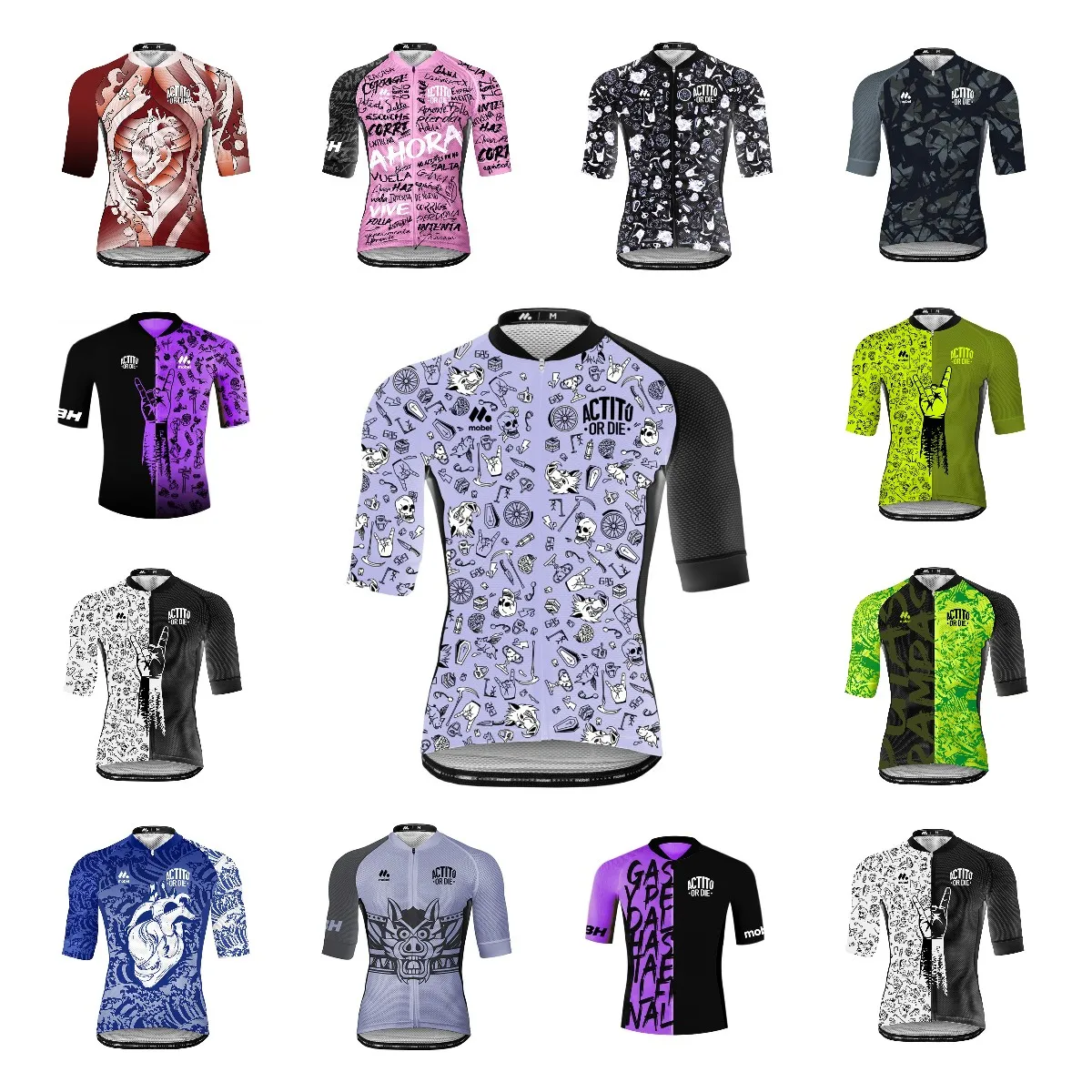 

Комплект велосипедной одежды Mobel Actitu Or Die, комплект из Джерси, летние велосипедные рубашки, мужские топы, комплект одежды, платье для Майо, ве...