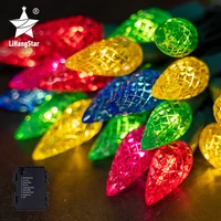 led christmas light string strawberry string light christmas decoration light outdoor indoor garden courtyard bedroom decoration
