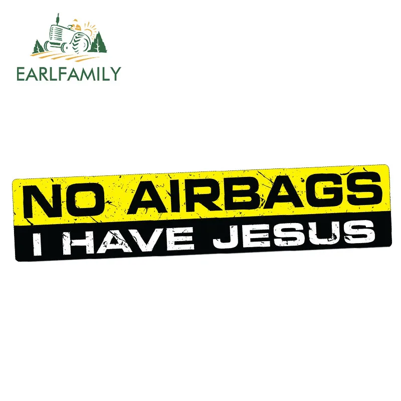 EARLFAMILY 15 см x 3 без подушек безопасности наклейка с Иисусом Виниловая JDM забавный