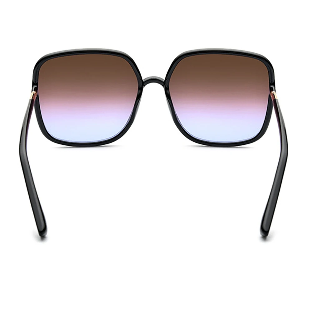 Модные женские солнцезащитные очки UV400 для вождения коричневые градиентные