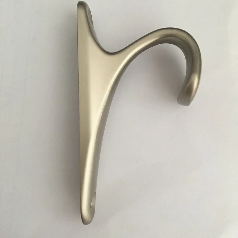 4pcs Good Quality Home Kitchen Wall Door Zinc Alloy Nickel Holder Hook Hanger For Hanging