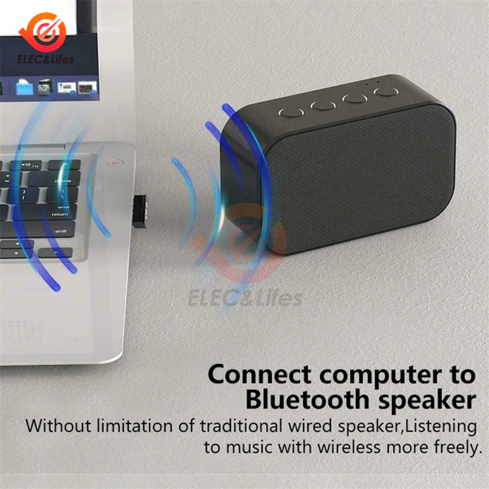 Фото USB Bluetooth V5.0 беспроводной мини адаптер для Windows 7/8/10 ноутбук ПК Соединители USB Bluetooth V5.0 беспроводной мини адаптер для Windows 7/8/10 ноутбук ПК Соединители