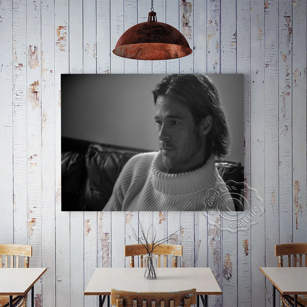 Кинозвезда Брэд Питт-потсер настенное искусство актера принты Брэда Питта