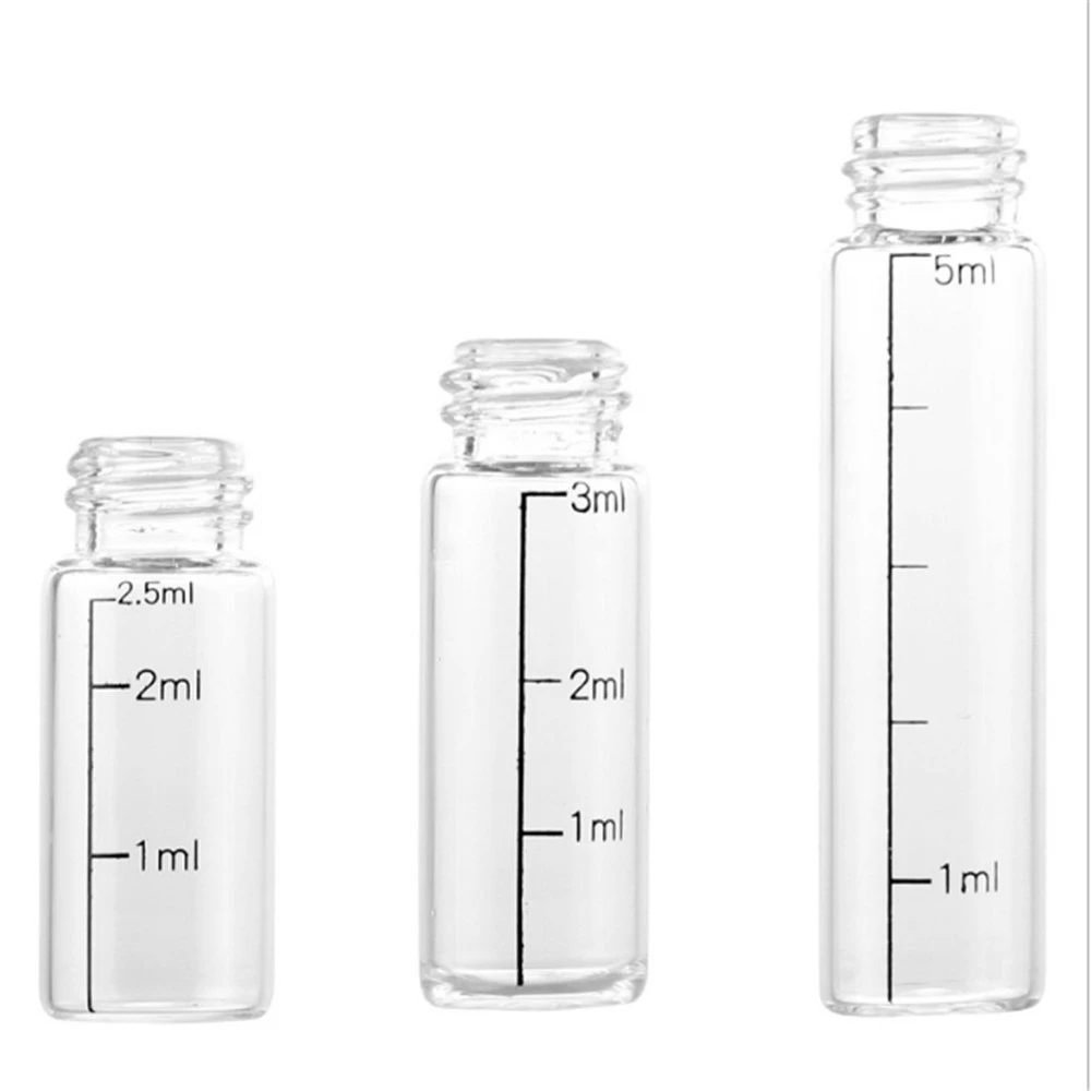 

2.5/3/5ml Transparent Scale Glass Spray Bottle Portable Travel Perfume Sub-bottle Press Fine Mist Bottle 2019 NEW Arrival