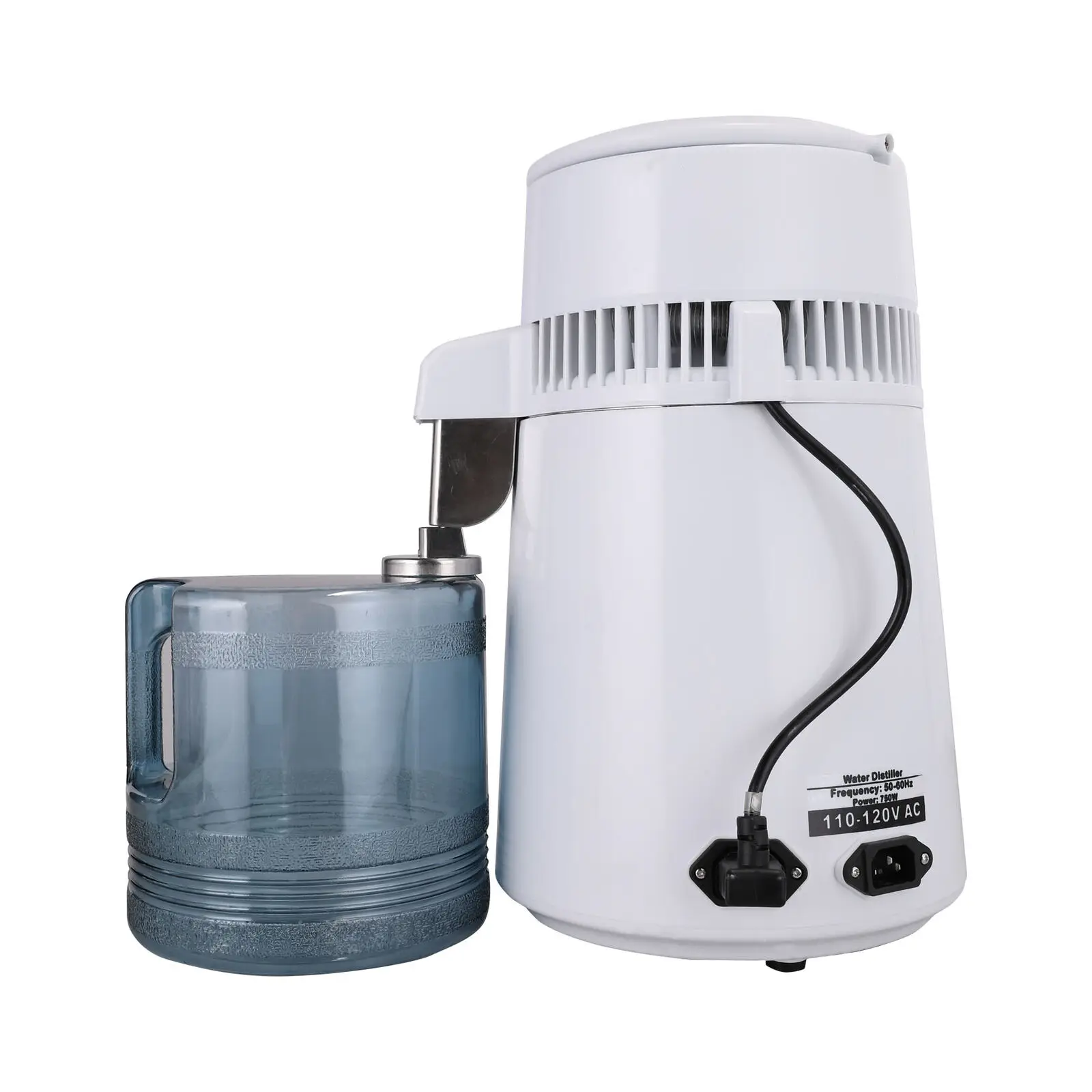 Дистиллятор для чистой воды 4 л 750 Вт пластиковый кувшин аппарат дистилляции