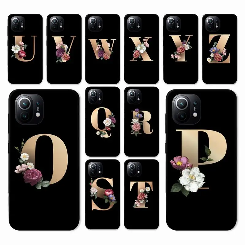 

Cute Letters Phone Case For Xiaomi Mi Note 10 Pro 8 Lite 9 Se 10T 6X 6 5X 5 F1 Mix 2S Max 2 3 Cover