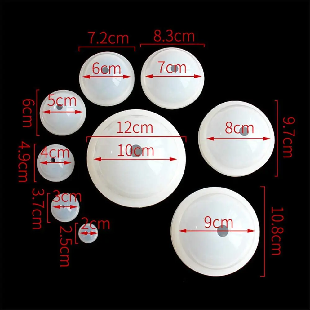 Форма для изготовления кулонов из силикона форма сферическая круглой формы 20-70