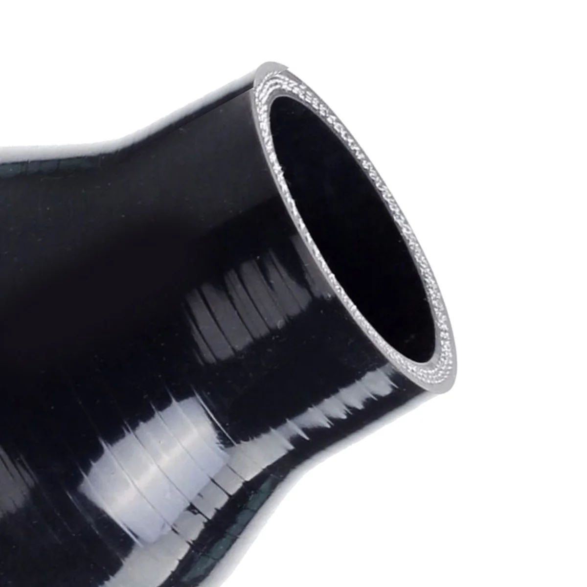 Черный Универсальный 2 5 дюймов прямые синтетические волосы Силиконовый Шланг